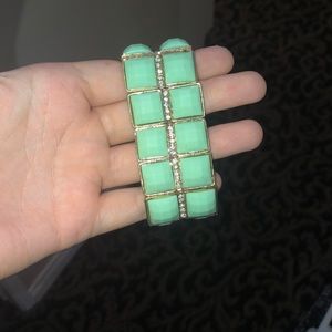 Sea foam green chunky bracelet